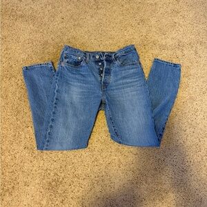 Levi's Dark Blue Denim Jeans